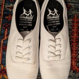 Aris Allen Women’s White Classic Canvas Dance Sneaker